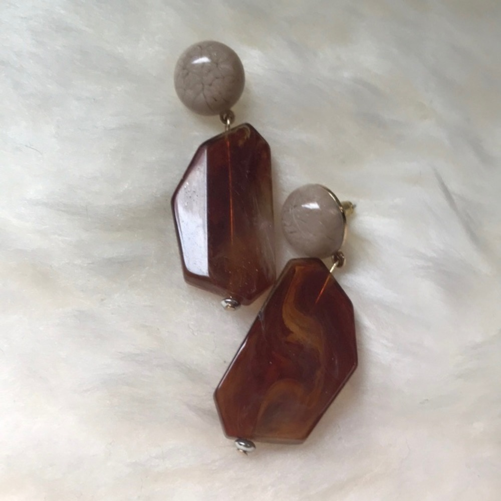 Afternoon mocha earrings